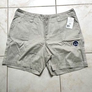 Women's Lee Riders tan jean Shorts size 22W NWT "instantly slims you" style
